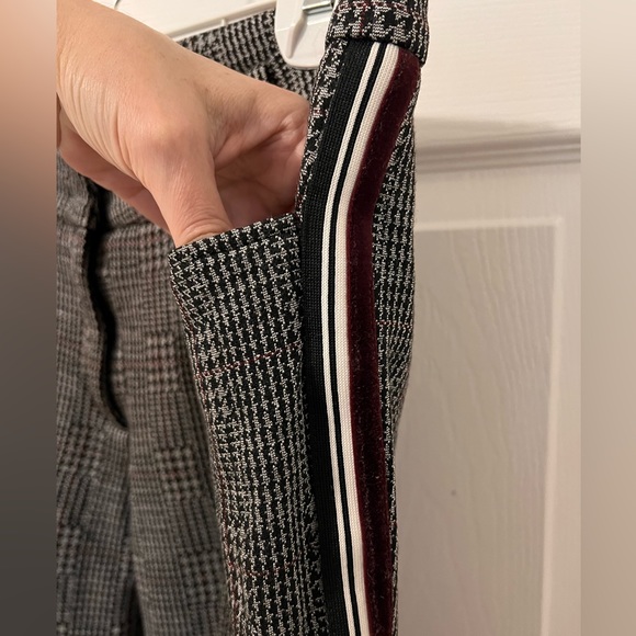 Cropped Check & Herringbone Pants - Picture 3 of 5